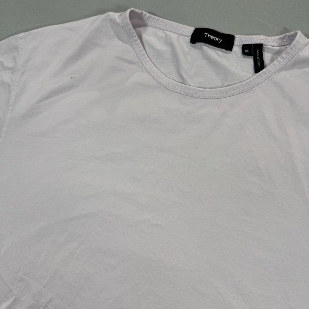 Theory‎ T-Shirt Men's Size XL Light Pink Crew Neck Luxe Cotton Tee